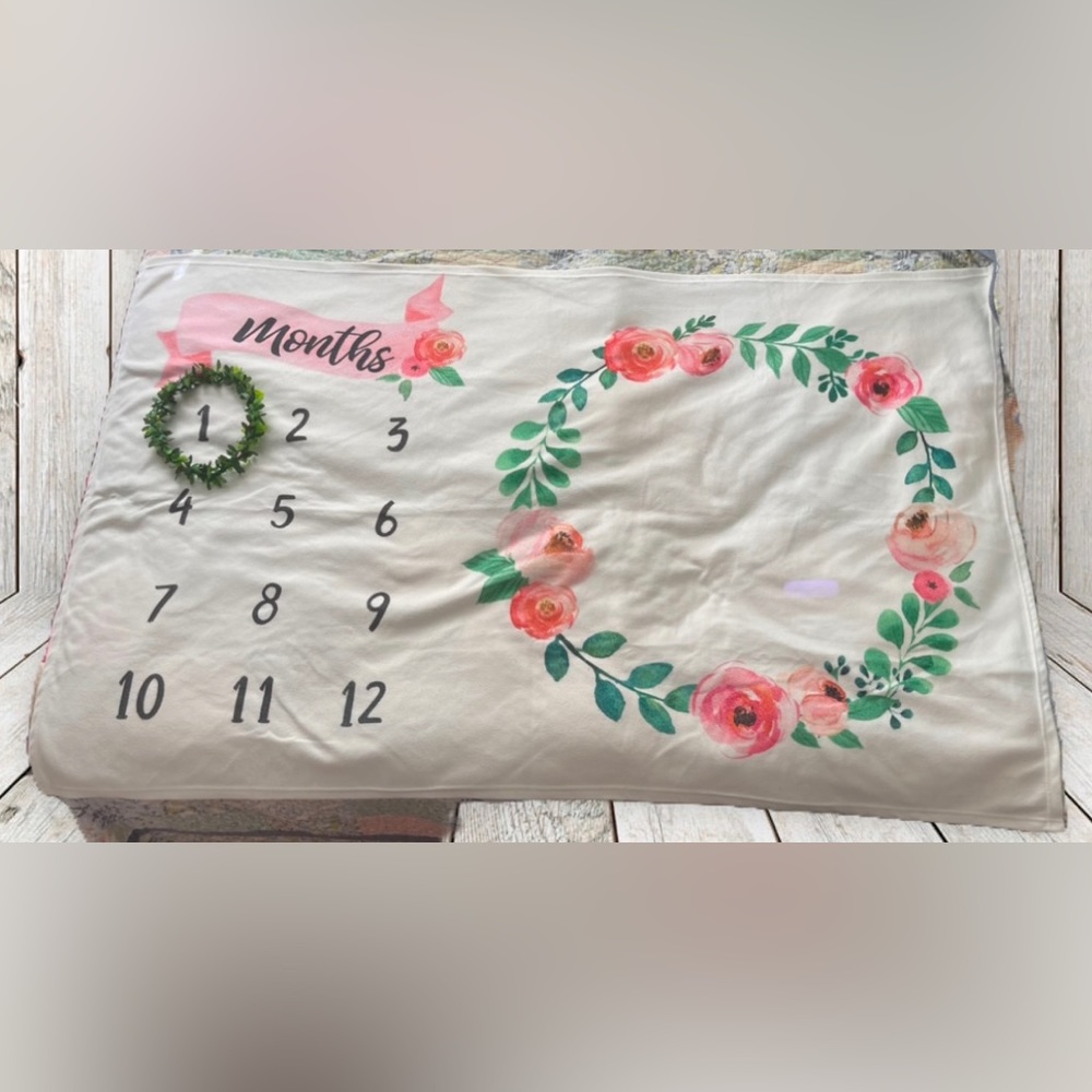12 month milestone blanket